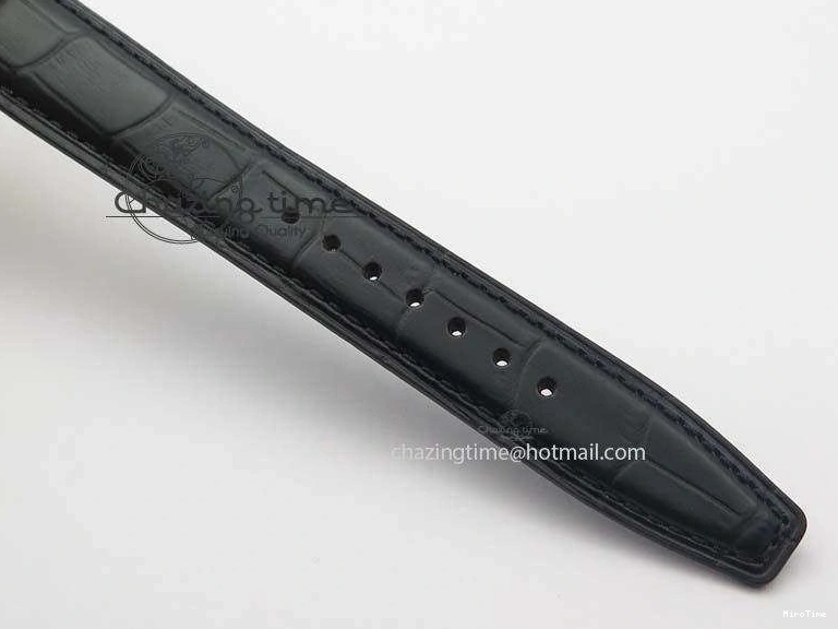 MIROTIME 0214 Portuguese Chrono RG IW371415 ZF 1:1 Best Edition Black Dial On Black Leather Strap A79350 (Slim Movement) FashionForward 7264